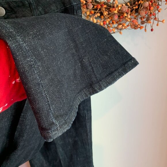 CAbi Women's 5691R Bootcut Flare High Rise Trouser Jean Sz 6 Dark Wash Blue - Picture 3 of 9